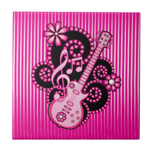 Girlie Guitar Tile
