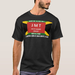 GIRLIE MAN Basic Dark T-Shirt