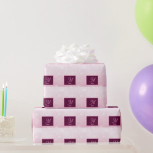 Girlie Pink Feminine Glitter Abstract gradient Wrapping Paper