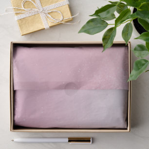 Girlie Pink Feminine Soft Sparkle Ombre Tissue Paper