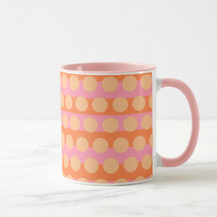 Girlie Pink Orange Jaune Combo Mug