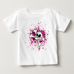 Girlie Skull Baby T-Shirt