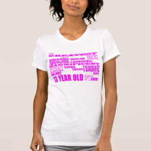 Girls 13th Birthdays : Pink Greatest 13 Year Old T-Shirt