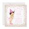 Girls 1st Birthday Party Pink Gold Glitter