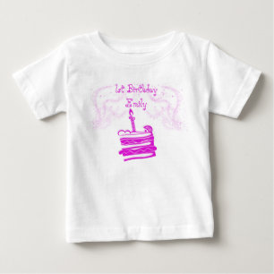 Girl's 1st Birthday Tutu Tee