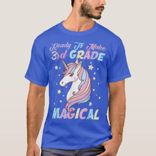 Girls 3rd Grade Back To School Magical Unicorn T-S T-Shirt