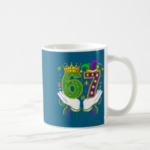 Girls 67 Mardi Gras Six Seven Coffee Mug