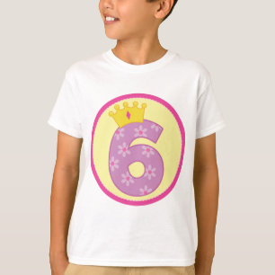 Girls 6th Birthday T-Shirt
