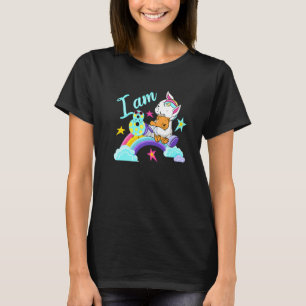Girls 8th Birthday Unicorn Teddy Kids T-Shirt