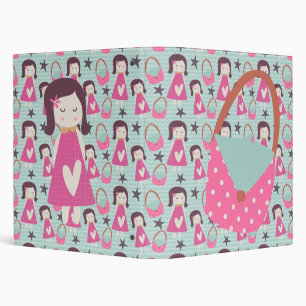 Girls and Handbags Binder