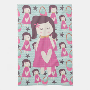 Girls and Handbags Kitchen Towel