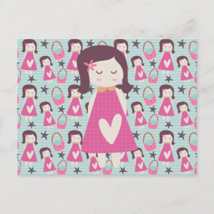 Girls and Handbags Postcard