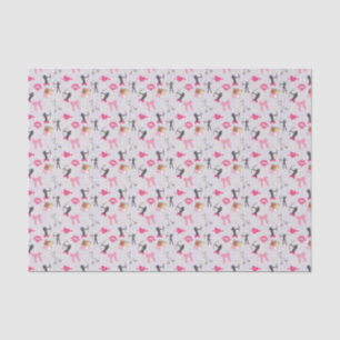 Girls Archery - Girly Hearts and Makeup Tissue Paper