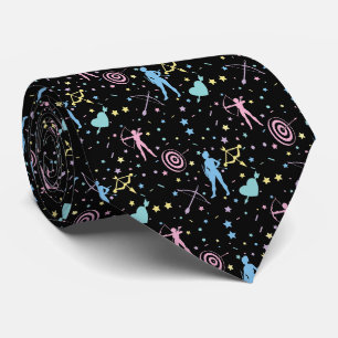 Girls Archery - Girly Hearts Stars Archer Tie