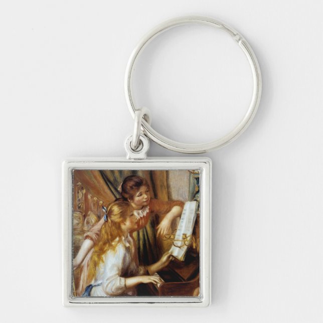 Girls at the Piano Keychain (Front)