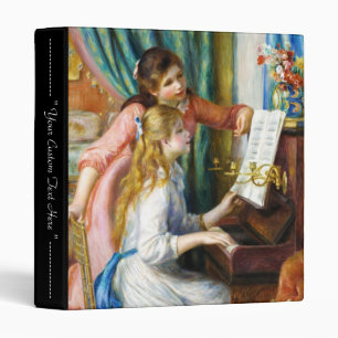 Girls at the Piano Pierre Auguste Renoir painting Binder