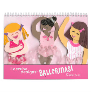 Girls Ballerina Ballet Calendar