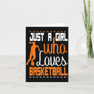 Girls Basball A Girl Who Loves To Play Basball Card