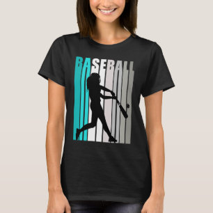 Girls Baseball Baseball Cool Unique Softball Fan E T-Shirt