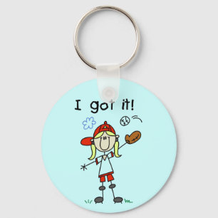 Girls Baseball I Got It Tshirts and Gifts Keychain