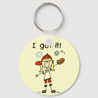 Girls Baseball I Got It Tshirts and Gifts Keychain
