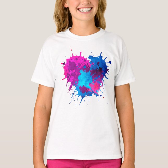  Girls' Basic T-Shirt (Front)