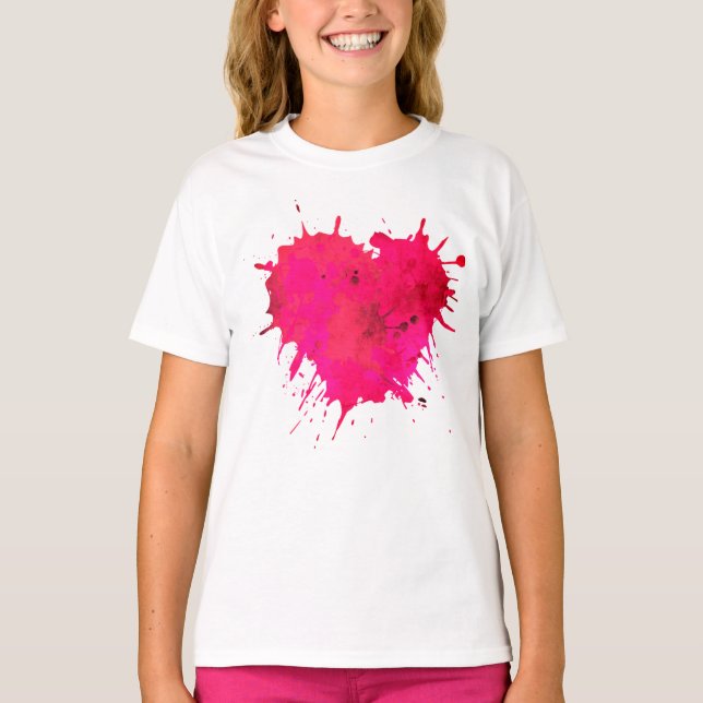  Girls' Basic T-Shirt (Front)