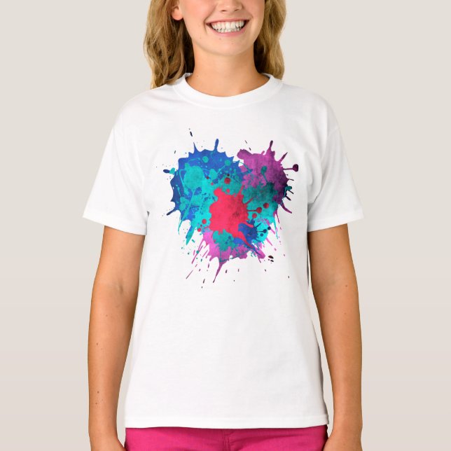 Girls' Basic T-Shirt (Front)