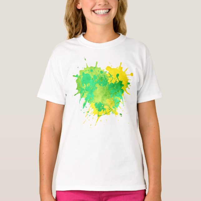  Girls' Basic T-Shirt (Front)