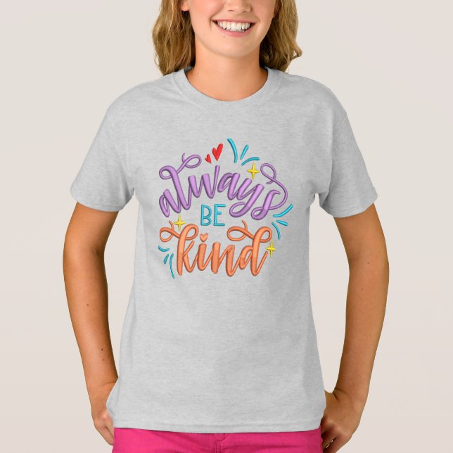Girls' Basic T-Shirt (Front)