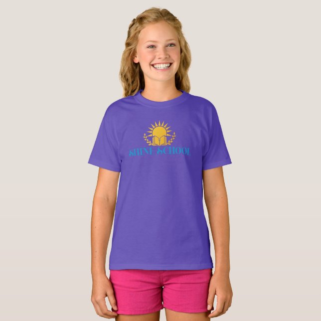 girls basic tee  (Front Full)