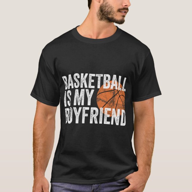 Girls Basketball Player Quotes - Basketball Is My  T-Shirt (Front)
