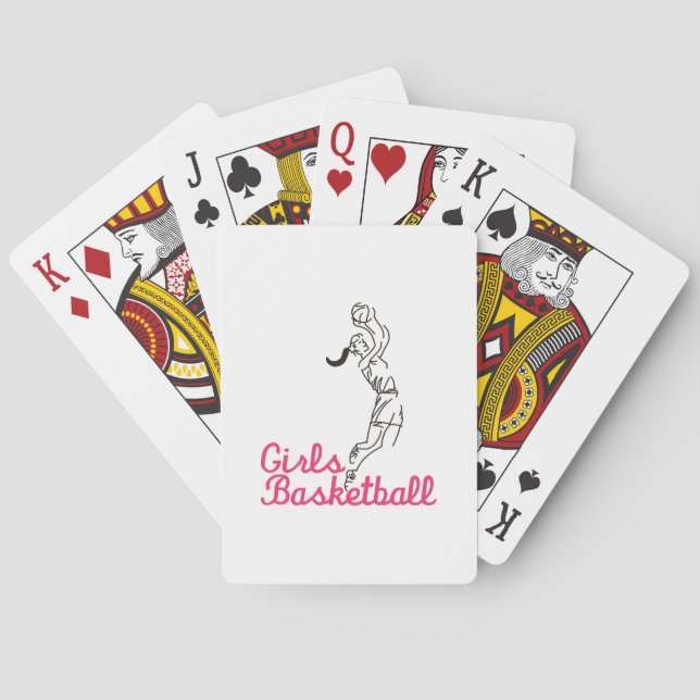 Girls Basketball Playing Cards (Back)