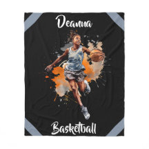 Girls Basketball Watercolor Personalized