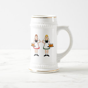 Girls, Beer, Oktoberfest! Beer Stein