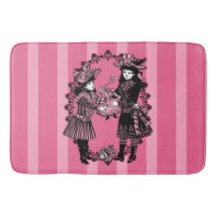 Girls Behead Doll Pink Stripe