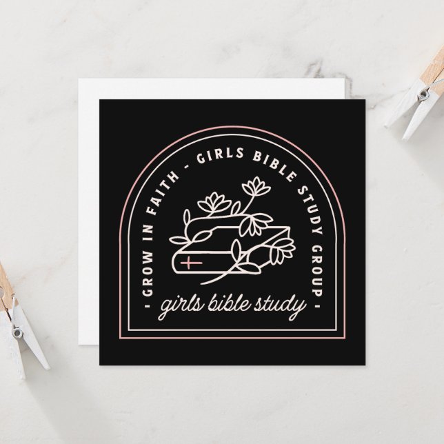 Girls bible study christian group (Front/Back In Situ)