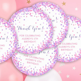 Girl's Birthday Party Thank You Stickers