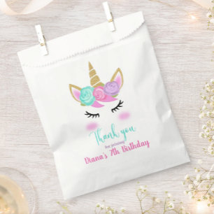 Girl's Birthday  Unicorn Theme  Favour Bag