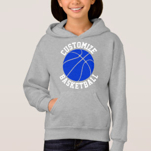 Girls Blue Basketball Custom Nom et numéro de l'éq