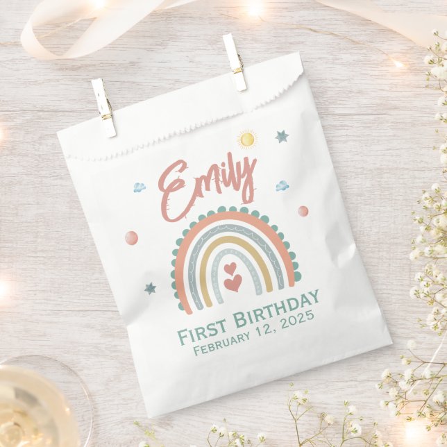 Girl's Boho Birthday Magic Favour Bag (Clipped)