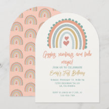 Girl's Boho Rainbow Dreams light coral