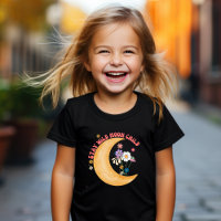 Girls Boho Retro "Moon Child" T-shirt Basic