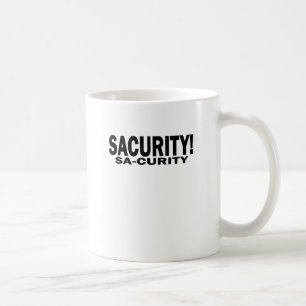 GIRLS Bon Qui Qui Security Sacurity! Tee White.png Coffee Mug