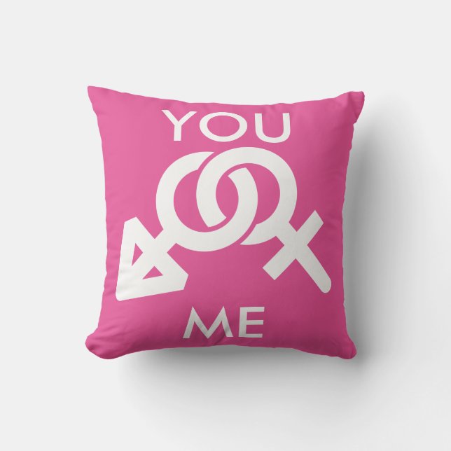 Girls&Boys Throw Pillow (Front)