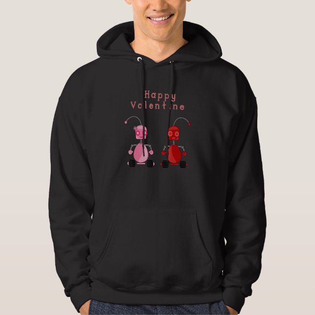 Girls Boys Valentine Day Hoodie (Front)