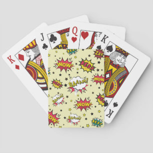 Girls Boys Vintage Patch Art Playing Cards