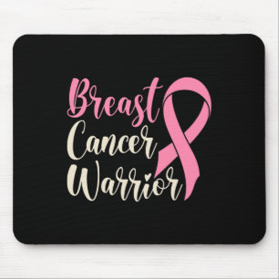 Girls Breast Cancer Warrior Mouse Pad