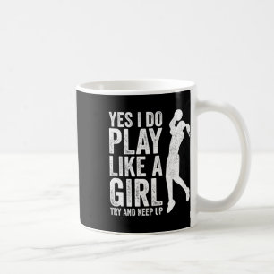Girls Bysketbyll Player Clothes Quotes Gift Play L Coffee Mug