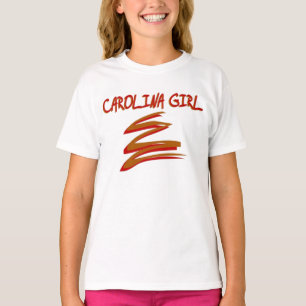 GIRLS CAROLINA GIRL RINGER T-SHIRT